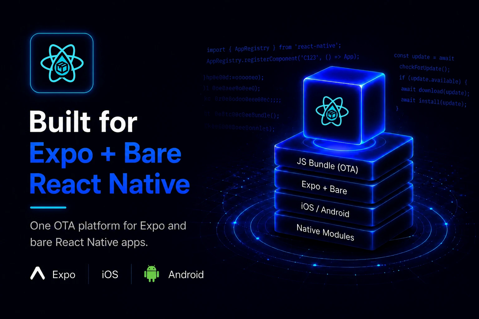 Built for Expo and bare React Native